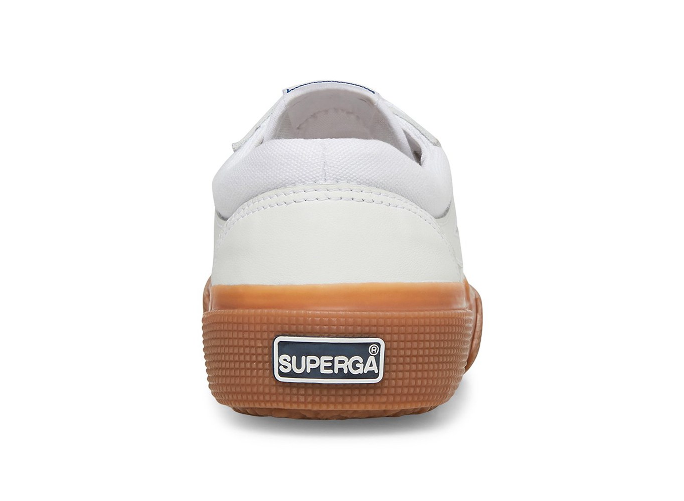Zapatillas Superga Mujer Blancas - 2941 Revolley Cuero - 679352NDO